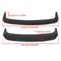Glossy Black Rear Plastic Trunk Spoiler Wing Replacement For 1994-1999 M3 1992-1998 3 Series E36 2 And 4 Door