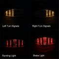 Httmt Tail Brake Turn Signals Led Light Smoke Compatible With 2003-2008 Suzuk V-strom Dl 650 1000