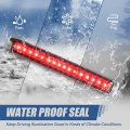 Auto Dynasty Full Led High Mount Black Housing 3rd Third Tail Brake Light Lamp Compatible With Ford F-150 F-250 97-04