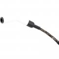 Dragon Fire Performance White Ceramic Vintage Cloth Braided Plug Wire Set Compatible Replacement With 1999-2019 Buick Chevy