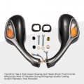 Goofit 8mm Scooter Rearview Mirrors 1 Pair For 50cc 70cc 90cc 110cc 125cc 150cc 200cc 250cc Moped Motorcycle Black