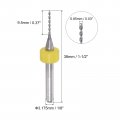Uxcell Micro Pcb Drill Bit Set 1 8 Shank 0 85mm Solid Tungsten Carbide Cnc Engraving Print Circuit Board Bits Rotary Tool 10pcs