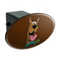 Scooby-doo Headshot Oval Tow Trailer Hitch Cover Plug Insert
