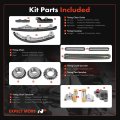 A-premium 13pcs Engine Timing Chain Kit W Tensioner More Fits Dohc 6cyl 5l 3 7l Compatible With Lincoln Mks Mkt Mkx 07-10 Mazda