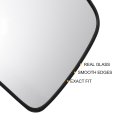 Car Rearview Left Driver Side Mirror Glass Replacement W Backing Plate Convex Non-heated White For Kia Soul 2009-2013
