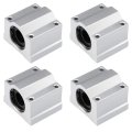 Scs16uu Linear Ball Bearing Slide Block Units 16mm Bore Dia Pack Of 4 