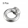 Uxcell Lifting Eye Nut M3 Female Thread 304 Stainless Steel Round Shape For Rope Fitting Pack Of 5