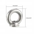 Uxcell Lifting Eye Nut M3 Female Thread 304 Stainless Steel Round Shape For Rope Fitting Pack Of 5