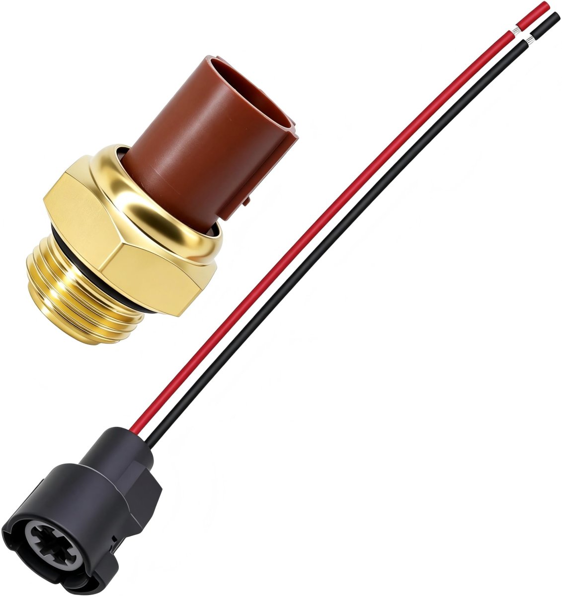 Radiator Coolant Fan Temperature Sensor Switch With 6 7 In Connector Pigtail Harness 37760-p00-003 For Honda Accord Civic Cr-v
