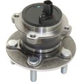Rear Wheel Hub Assembly For Volvo C30 C70 2006 2013 Driver Or Passenger Side 5 Lug Non Driven Type With Abs Front Drive Single 