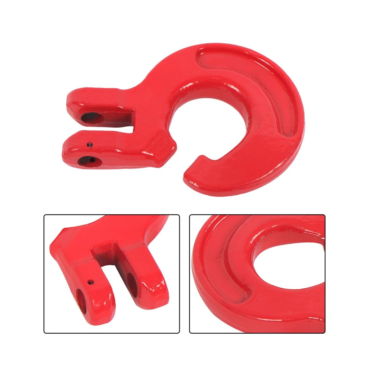 4 Pcs 3 8 In Logging Chain Choker Hook G80 Link 6900 Lbs Working Load Limit For Towing Lifting Hanging Port And Off Road