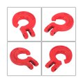 4 Pcs 3 8 In Logging Chain Choker Hook G80 Link 6900 Lbs Working Load Limit For Towing Lifting Hanging Port And Off Road