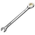 Ratcheting Wrench Metric 9mm 12-point 72-teeth Ratchet Box End And Open Cr-v Steel Black Nickel Electroplating Combination For 