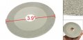 Uxcell 100mm X 20mm 1mm Double Side Glass Diamond Saw Cutter Cutting Disc Silver Tone