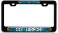 Got Tarpon Fishing Bl 3d Metal License Plate Frame Auto Suv Truck Tag Holder P35 