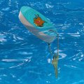 Graphics More Angry Beavers Daggett Floating Keychain Oval Foam Fishing Boat Buoy Key Float