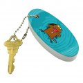 Graphics More Angry Beavers Daggett Floating Keychain Oval Foam Fishing Boat Buoy Key Float
