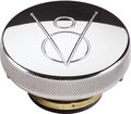 Polished V8 Logo Radiator Cap 14 Lb Aluminum Modern Style Silver Model 75420 