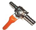 Atv Snowmobile Utv Fuel Gas Tank In Line 5 Barbed Petcock Ball Valve 12-7131 