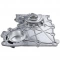 A-premium Engine Timing Chain Cover With Oil Pump Compatible Gmc Canyon Envoy 2002-2009 Chevrolet Colorado Trailblazer H3