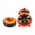 Donngyz Utility Blower Exhaust Fan 12-inches 520w 2295 Cfm High-velocity Portable Ventilator Low Noise With 16ft Duct Hose Fume 