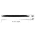 Jupizeus Carbon Fiber For Bmw Interior Front Passenger Console Panel Trim Strip Sticker 1 Series E81 E82 E87 E88 2008 2009 2010