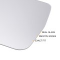 Car Rearview Left Driver Side Mirror Glass Replacement W Backing Plate Convex Heated White For Seat Ateca 2016-2022