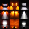 40w Led Driving Lights 3inch 4800lm Work Pod Spot Beam Running Light Compatible With Jeep Dodge Trucks Suv Ford Utv Atv 4x4
