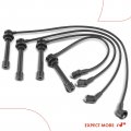 A-premium Ignition Spark Plug Wires Set Of 4 Compatible With Nissan Frontier Xterra 2002-2004 L4 2 4l W Canada Or Us Emissions