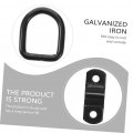 Wakauto 10 Pieces Tight Anchor Hook Ring Black Hooks For Hanging Tie Down Trailer Rings D Cargo Heavy Cart Go To Search Steel