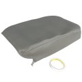 Munirater Gray Center Console Armrest Lid Leather Protector Cover Replacement For 2002-2008 Ram