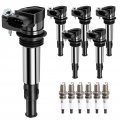 Ignition Coil Pack Spark Plug Fit For 2004-2009 Cadi-llac Cts Sts 2004-2005 Ca-dillac Srx 2005-2008 Bui-ck Allure Lacrosse
