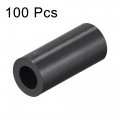 Uxcell Abs Round Spacer Washer Id 4 2mm Od 7mm L 20mm Plastic Standoff For 3d Printer Tv Wall Mounting Electrical Outlet Black