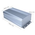 Aluminum Cooling Case Enclosure Electronic Diy Instrument Project Box 55 X 95 150mm