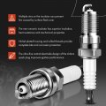 A-premium Set Of 8 Black Round Ignition Coil Pack And Iridium Spark Plugs Compatible With Chevrolet Silverado Gmc Sierra 1500