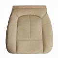 Driver Side Bottom Replacement Seat Cover Leather Khaki For Ford F150 Lariat 2009 2010 2011 2012 2013 2014 