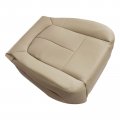 Front Driver Side Bottom Replacement Seat Cover For Ford F150 2009 2010 2011 2012 2013 2014 Tan Perforated Microfiber Leather