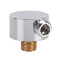 Shower Joint G1 2 Brass Round Shape Hose Connector A Diverter Wall Supply Elbow 90 Degree Male Outlet Accessories Showers Parts
