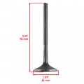 Caltric 4x Exhaust Valve For Arctic Cat Proclimb M1100 2012-2013 3007-860 Length 33 Mm
