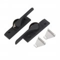 Aexit Pair 115mm Length Zinc Alloy Crescent Type Window Sash Lock Dark Gray 1d950322eb4b0e1a9f878e6691a1ef75