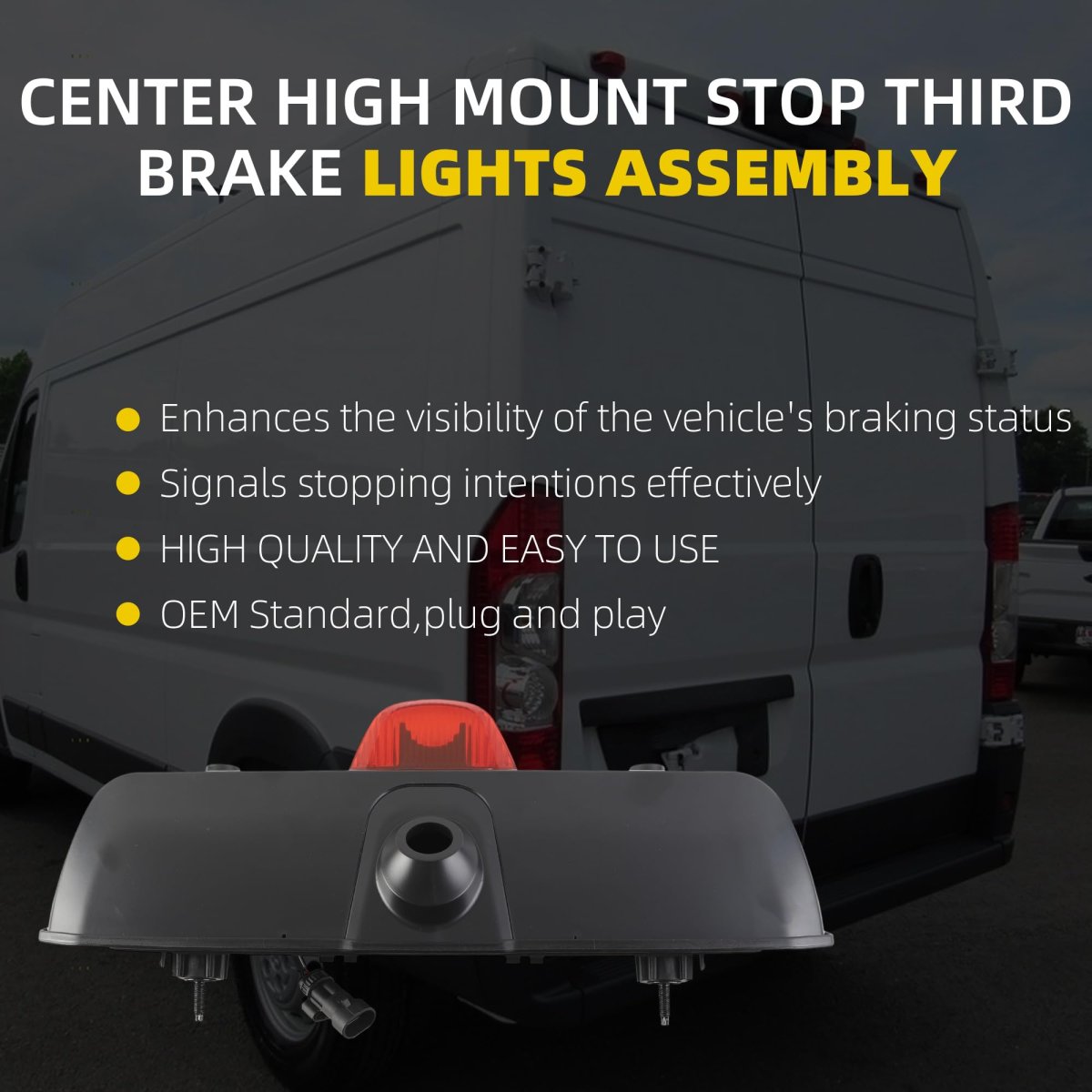 5np86rxfad Center High Mount Stop Light Third Brake Assembly