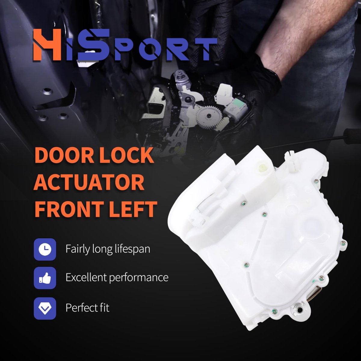 Front Left Door Lock Actuator For Honda Crv 2007 2008 2009 2010 2011 L4 2 4l 7 Pin Connector Replaces 72150-swa-a01 72150swaa01