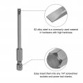 Uxcell 20 Pcs Slotted Screwdriver Bits 4mm 3 Length 1 4 Hex Shank Magnetic Flat Head Drive Bit Holder For Power Drill Impact