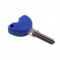 Newsmarts Blue Motorcycle Key Uncut Replacement Blank Blade For Vespa Piaggio 3vte Fly 125 200 Gts250 300