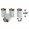 Labyrinth Goblin King David Bowie Portrait Tire Rim Wheel Aluminum Valve Stem Caps