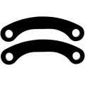 La Choppers Rear Lowering Kit Black 