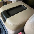 G-plus Leather Console Lid Armrest Cover Compatible With 2007-2013 Tahoe Suburban Yukon Sierra Tan