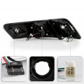 Acanii For 2007 2008 2009 Toyota Camry Smoked Lens Led Tail Lights Brake Lamps Assembly Replacement Driver Passenger