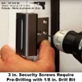 Defender Security U 11442 Door Reinforcement Lock A Add Ext High To Your Home And Prevent Unauthorized Entry A 3a Stop Aluminum