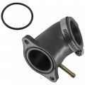 Caltric Rear Carburetor Carb Boot Holder With Rubber Plug Compatible Kawasaki 16065-1371